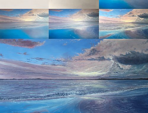 Progression Shots – How I Paint My Seascapes By Paul Newcastle.